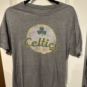 United By Blue Gray Celtics Short-Sleeve Logo Tee
